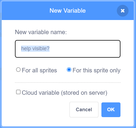 Stage, new variable LEFT